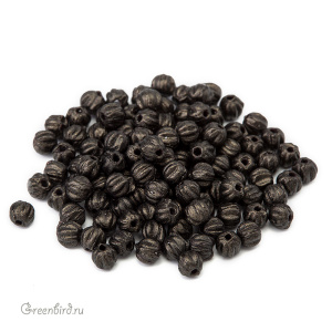 Melon Round 3mm – Metallic Suede Dk. Green, 5 гр (#79082MJT)