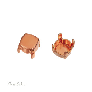 NEW 1088 Оправа без отверстий для Chaton SS18 мм, томпак