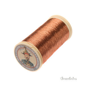 Металлизированная нить №40 Au Chinois 100 метров, Copper (#130)