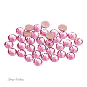 Swarovski 2078 Термостразы круглые SS20, розовый (#209), уп. 36 шт.