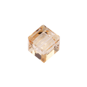 Crystalbird 5601 Бусина Куб 8 мм, Crystal Golden Shadow (#001GS), 1 шт.