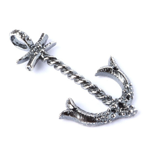 "Капитан", центральный элемент, ант. серебро, 1 шт. (#С3832)