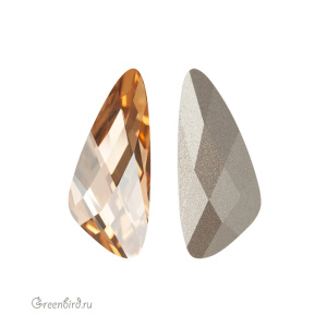 Swarovski 4790 Крыло 23x10 мм, золотистая дымка (#001GSHA), 1 шт.