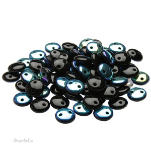 Lentil 2 отверстия 6mm, Jet AB, 10 гр (#X23980)
