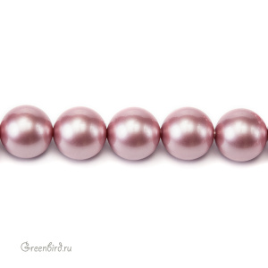 Swarovski 5811 Жемчуг с расширенным отверстием 14 мм, пудрово-розовый (#352), 1 шт.