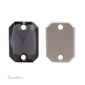 Swarovski пришивные 3252 Октагон 14х10 мм, графит (#253), 1 шт.