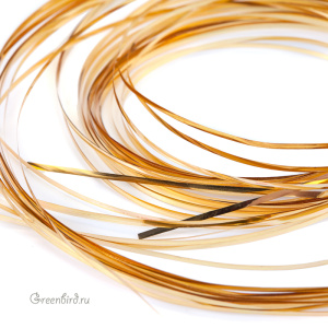 Бить, 1 мм, золото (#351)