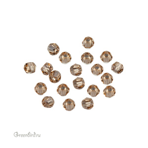 Swarovski 5000 Бусины круглые 2 мм, светлый колорадский топаз (#246), уп. 20 шт.