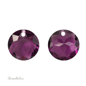 6430 подвеска Classic Cut 14 mm – Amethyst (#204)