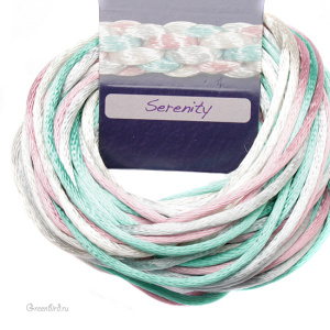 Шнур для кумихимо 2мм, serenity (RTMIX081-R)