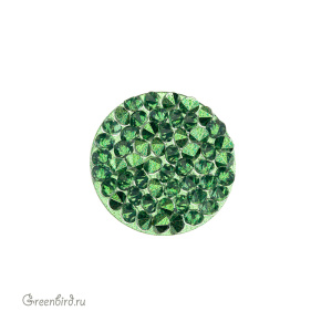 Swarovski 700045 Кристальная ткань Fine Rocks 15 мм, зеленый (#GP24469), 1 шт.