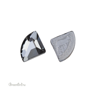 Swarovski 2715 Термостразы Коннектор 6 мм, серебряная ночь (#001SINI), 1 шт.