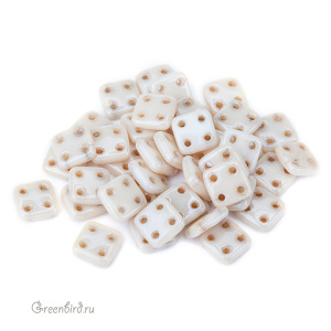 QuadraTile 6mm, Opaque Luster Champagne, 5 гр (#LC02010)