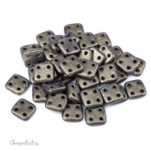 QuadraTile 6mm, Metallic Suede Gold, 5 гр (#79080MJT)