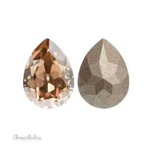 Swarovski 4320 Капля 8х6 мм, золотистая дымка (#001GSHA), 1 шт.