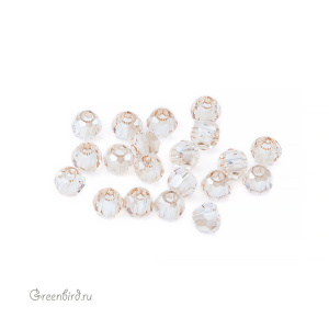 Swarovski 5000 Бусины круглые 2 мм, золотистая дымка (#001GSHA), уп. 20 шт.