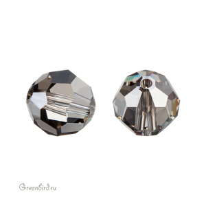 Swarovski 5000 Бусина круглая 10 мм, сатин (#001SATIN), 1 шт.