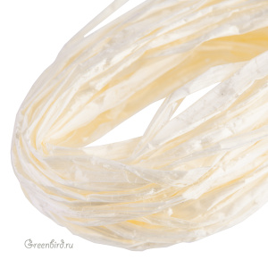 Рафия, 5 мм, сливочный (#4308)