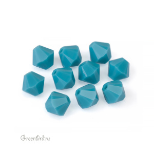 Swarovski 5328 Биконусы 6 мм, бирюзовый (#267), уп. 10 шт.