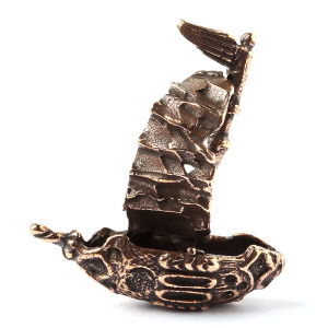 "Капитан", центральный элемент, ант. бронза, 1 шт. (#3862)