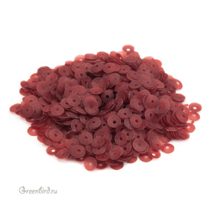 Пайетки 4мм чаша Sangria (#476F)