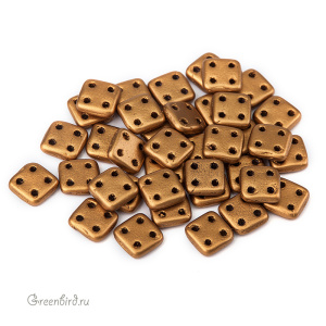 QuadraTile 6mm, Mat. Metallic Antique Gold, 5 гр (#K0174)