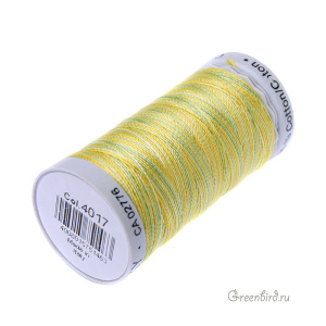 Нить Gutermann для вязания Cotton 12, лаймовый сорбет (#4017)