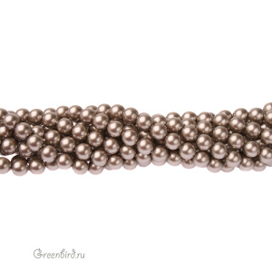 Swarovski 5810 Жемчуг 5 мм, платиновый (#459), уп. 20 шт.