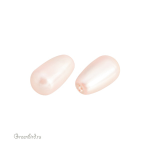 Swarovski 5816 Жемчуг полупросверленный капля 11.5x6 мм, розалин (#294), 1 шт.