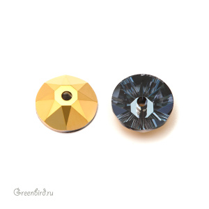 Swarovski 3188 Пайетки 7 мм, золото (#001AUR), 1 шт.