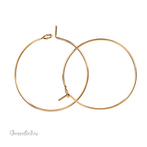 Швензы-кольца, золото, пара (SVAE-210G)