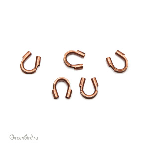 Протектор для тросика, ант. медь, 1 шт. (#WG01ACP-1)
