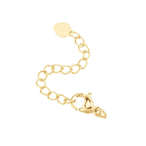 Замок-лобстер с удлинителем, золото, 1 шт. (#SV1701-JS-11G)