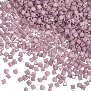 Бисер TOHO Triangle 11/0 матовый непрозрачный, пастель, сирень (#766), 10 г