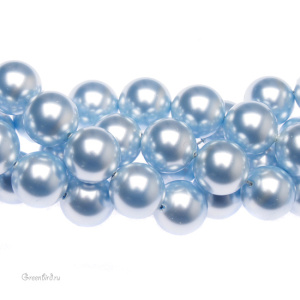 Swarovski 5810 Жемчуг 12 мм, светло-голубой (#302), 1 шт.