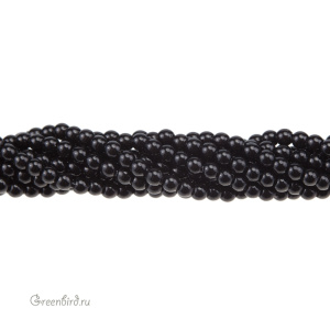 Swarovski 5810 Жемчуг 2 мм, мистический черный (#335), уп. 50 шт.