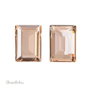 Swarovski 4527 Прямоугольник 14x10 мм, золотистая дымка без фольги (#001GSHAU), 1 шт.
