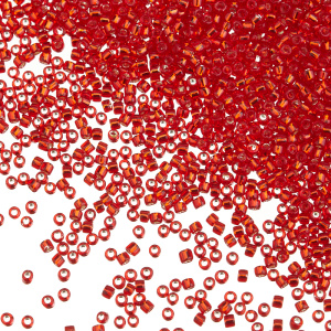 Бисер TOHO Round 15/0 внутреннее серебрение (#25B), 10 г