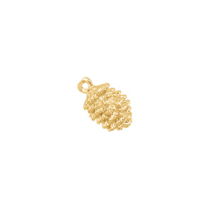 Подвеска "Шишка", золото, 1 шт. (#SV1701-Pendant-141G)