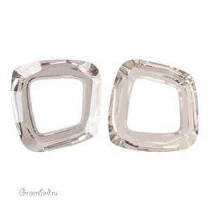 4437 Cosmic Square Ring 20 мм – Silver Shade (#001SSHA)