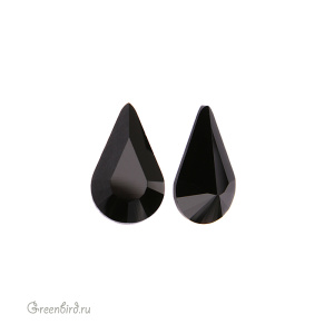 Swarovski 4328 Капля 10х6 мм, черный (#280), 1 шт.