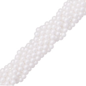 Crystalbird Жемчуг круглый 8 мм, лунное сияние, нить (#78)