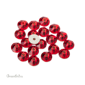 Swarovski 3188 Пайетки 4 мм, светлый сиам (#227), уп. 20 шт.