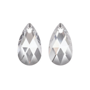 Crystalbird 6106 подвеска Капля 28 мм, прозрачный (#001), 1 шт.