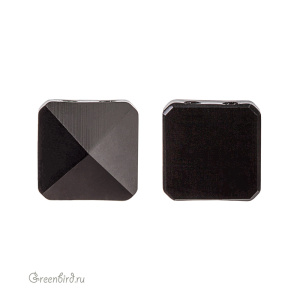 Swarovski 5061 Бусина Шип квадратный 7,5 мм, черный (#280), 1 шт.