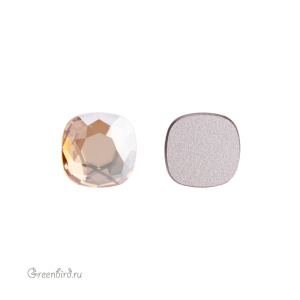 Swarovski 2471 Клеевые стразы Кушон 10 мм, золотистая дымка (#001GSHA), 1 шт.