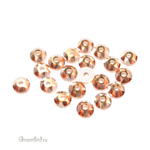 Swarovski 3188 Пайетки 3 мм, солнечный металлик (#001METSH), уп. 20 шт.