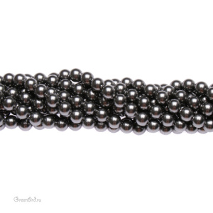 Swarovski 5810 Жемчуг 4 мм, темно-серый (#617), уп. 50 шт.