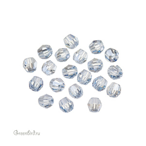 Swarovski 5000 Бусины круглые 3 мм, голубая дымка (#001BLSH), уп. 20 шт.