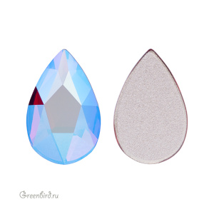 Swarovski 2303 Клеевые стразы Капля 14х9 мм, алый с мерцанием (#276SHIM), 1 шт.